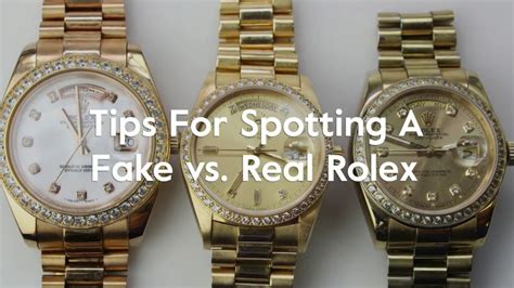 how to tell if a rolex watch is real or fake.